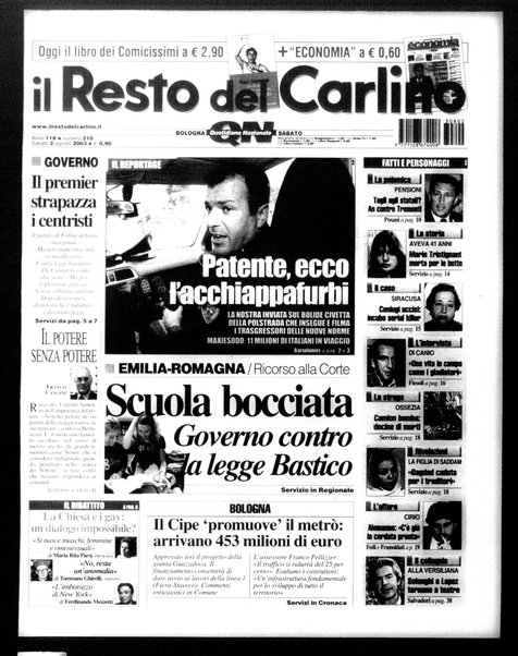 Il Resto del Carlino : giornale dell'Emilia